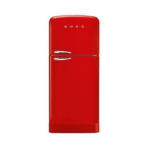 smeg FAB50独立式双门冰箱（红色）