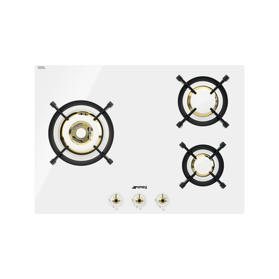 smeg classic系列3眼燃气灶(白色)